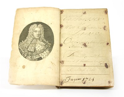 Lot 340 - Manuscript volume, 1727