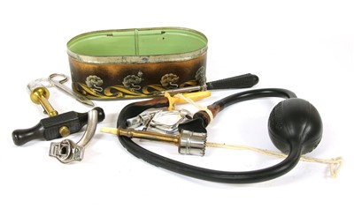 Lot 117 - A collection of antique medical equipment