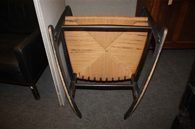 Lot 451 - A Danish J16 rocking chair