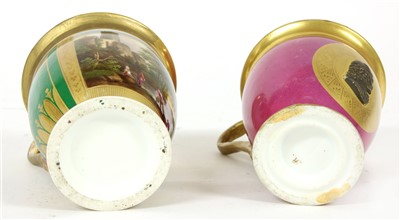 Lot 180 - A 19th Century porcelain cup