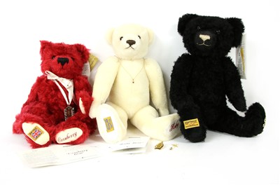 Lot 251 - Three modern limited edition Merrythought teddy bears