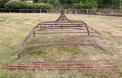 Lot 37 - A Regency wrought iron gazebo