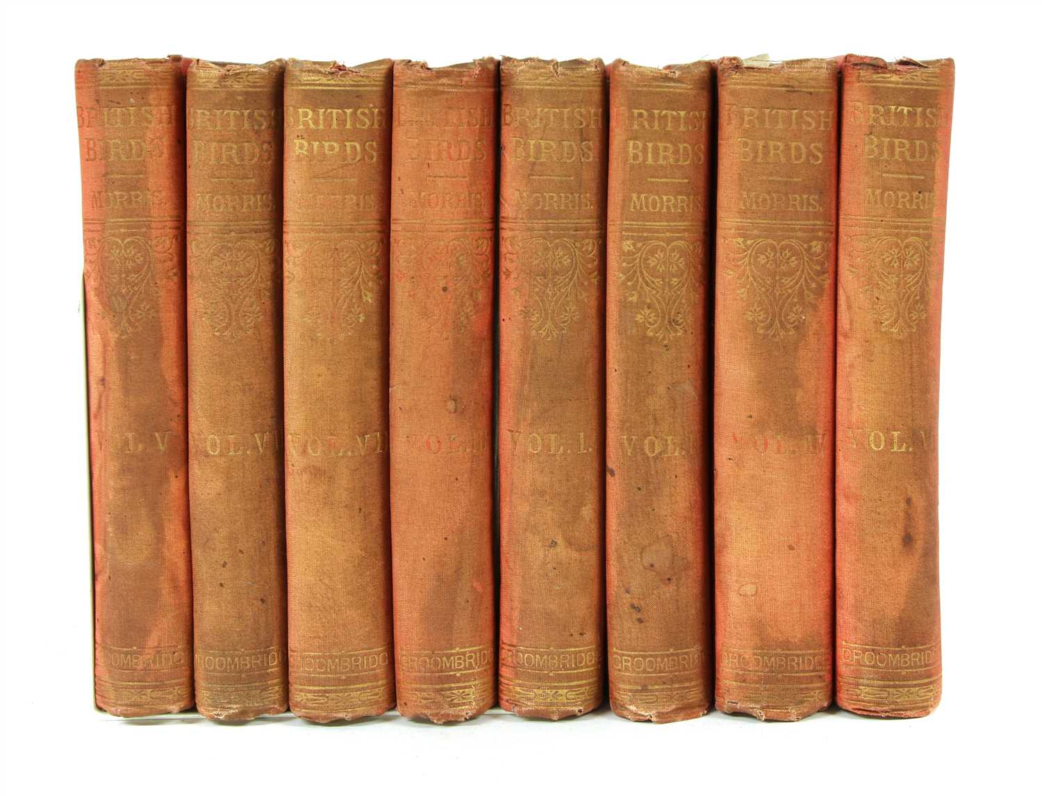 Lot 221 - Morris, F O: History of British Birds  in 8 Volumes.