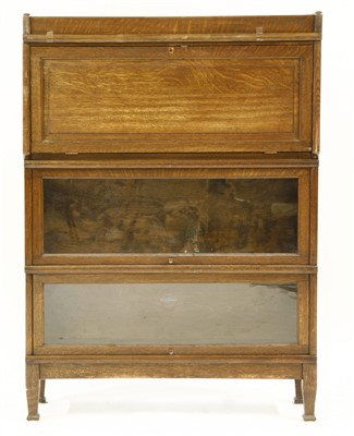 Lot 541 - A Globe Wernicke bureau bookcase