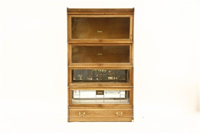 Lot 643 - A Globe Wernicke stacking bookcase