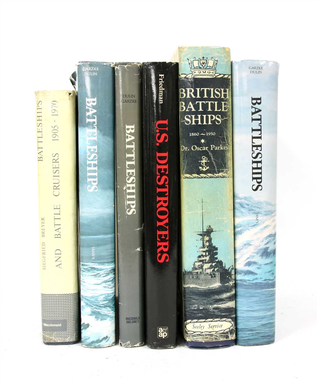 Lot 237 - Fourteen books on war ships