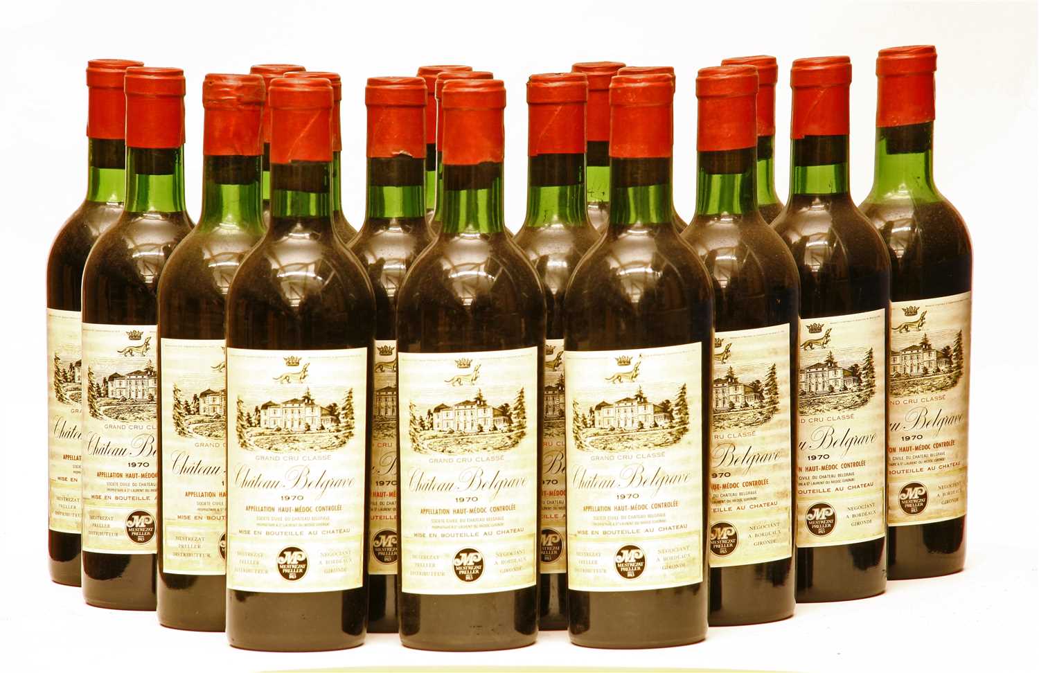Lot 196 - Château Belgrave, Haut-Médoc, 5th growth, 1970, eighteen bottles