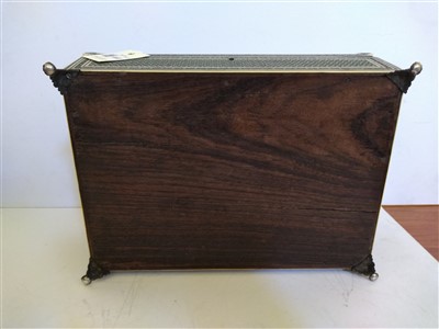 Lot 440 - An Indian sandalwood, ivory and inlaid workbox