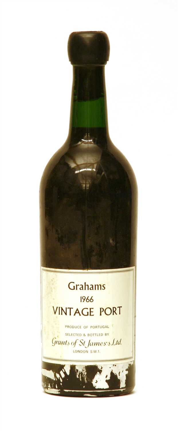 Lot 47 - Graham's, selected and bottled by Grants of St James's Ltd, 1966, one bottle