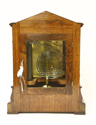 Lot 379 - A rosewood bracket clock