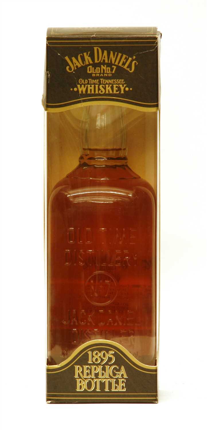 Lot 87 - Jack Daniels, Old Time No. 7, 1895 replica bottle, one 1 litre bottle (boxed)