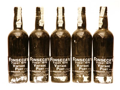 Lot 55 - Fonseca's, 1970, five bottles