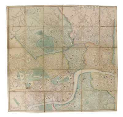 Lot 114 - A LARGE LONDON MAP