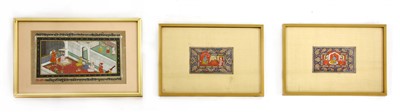 Lot 455 - A pair of Indian Mughal School gouaches