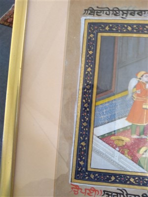 Lot 455 - A pair of Indian Mughal School gouaches
