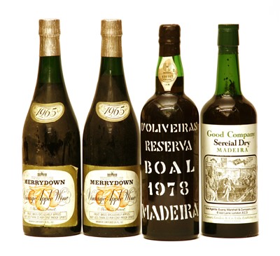 Lot 609 - Miscellaneous to inlcude: D'Oliveiras, Madeira, Reserva Boal, 1978