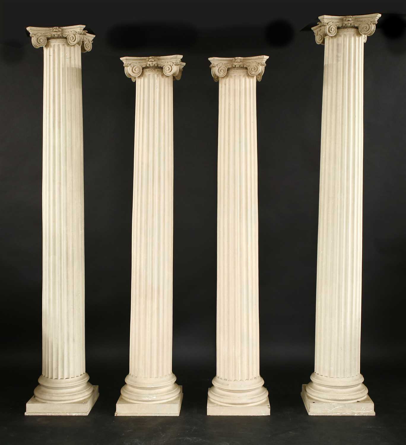 Lot 366 - Eight fibreglass columns