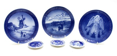 Lot 197 - A collection of Royal Copenhagen Christmas plates