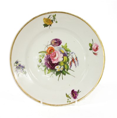 Lot 222A - An 18th Century Derby porcelain plate