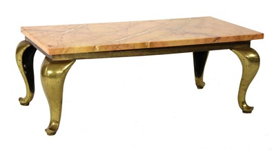 Lot 629 - A marble coffee table