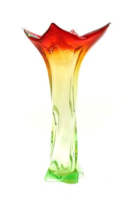 Lot 153 - A large Italian glass art vase
