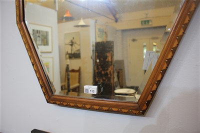Lot 113 - An Art Deco mahogany mirror