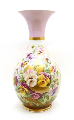 Lot 247 - A large Paris porcelain vase