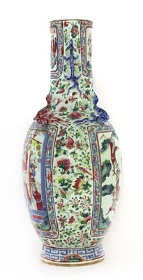 Lot 52 - A Chinese Canton famille rose vase