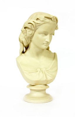 Lot 136 - A Copeland Parianware bust after WC Marshall