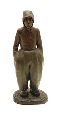 Lot 151 - After Paul J’Aire, bronze figure of a Dutch peasant