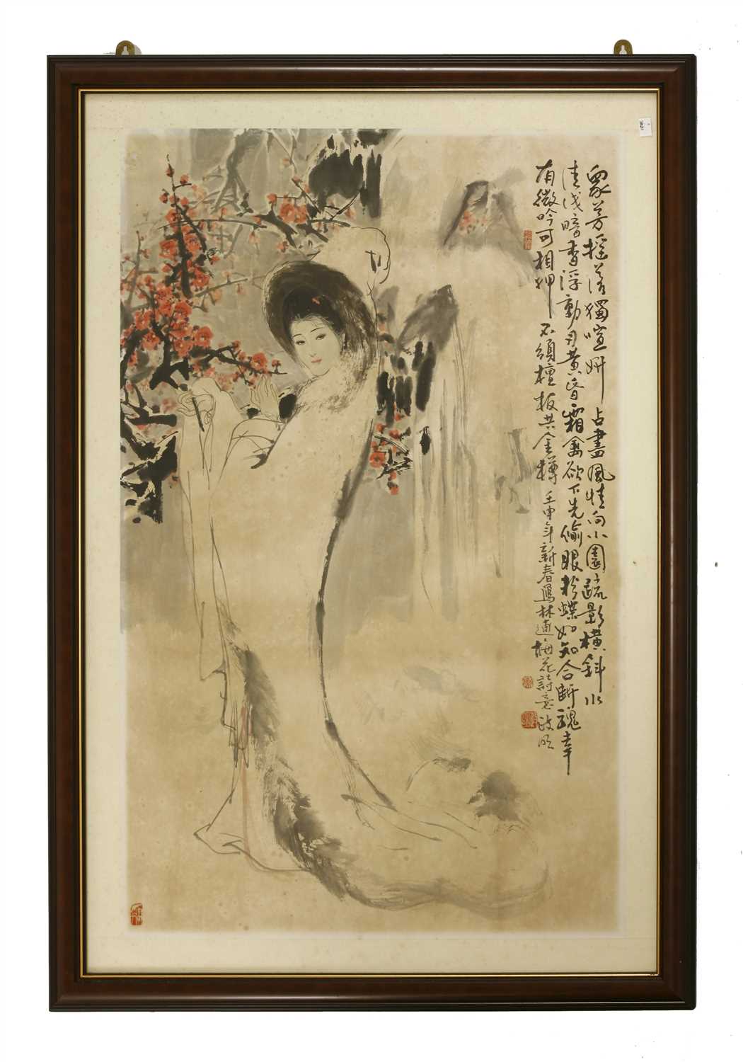 Lot 310 - A Chinese gouache painting