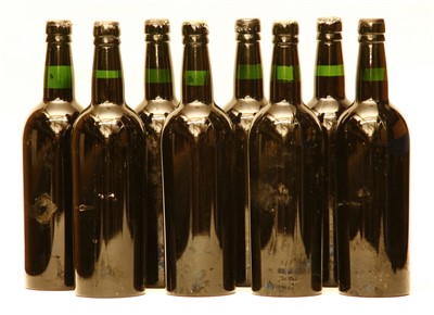 Lot 75 - Croft, 1963, eight bottles (date on corks, labels lacking, some capsules lacking)