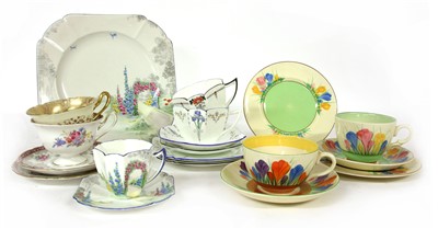 Lot 190 - An assortment of Shelley porcelain tea and coffee wares