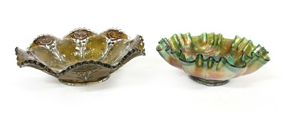 Lot 159 - Two Carnival glass bowls