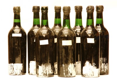 Lot 49 - Graham's, 1970, eight bottles (labels lacking, details on capsules, some capsule damage)
