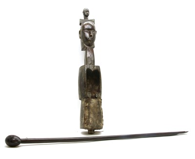 Lot 235 - A Zambian (?) carved wood musical instrument