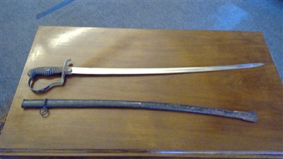 Lot 183 - An Imperial German style cavalry sword