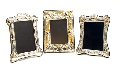 Lot 69 - A collection of three silver photograph frames