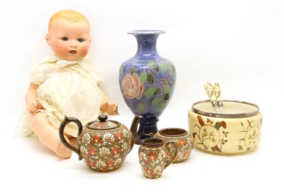 Lot 222 - An Armand Marseille bisque headed doll