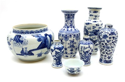 Lot 222A - A collection of Chinese blue and white