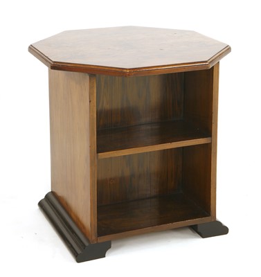 Lot 299 - An Art Deco walnut book table