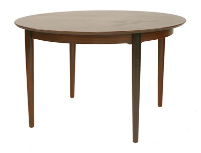 Lot 358 - A Danish rosewood circular dining table