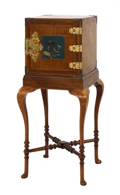 Lot 740 - A Dutch-Japanese cabinet on stand
