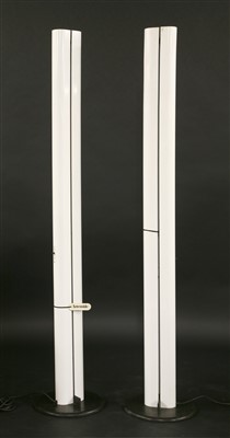 Lot 523 - A pair of 'Megaron' freestanding floor lights