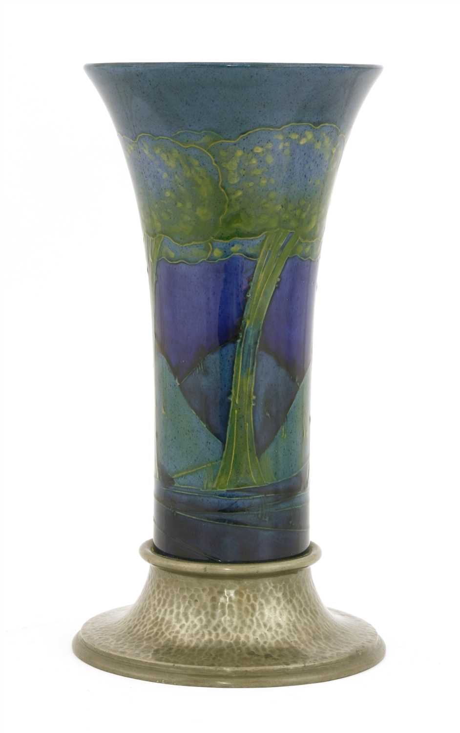 Lot 25 - A Moorcroft 'Moonlit Blue' vase