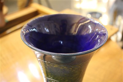 Lot 25 - A Moorcroft 'Moonlit Blue' vase