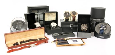 Lot 102 - A quantity of wristwatches