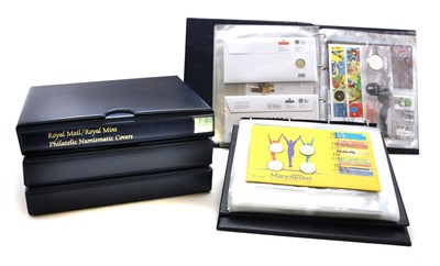 Lot 98 - Three GB Queen Elizabeth II Royal Mail numismatic albums
