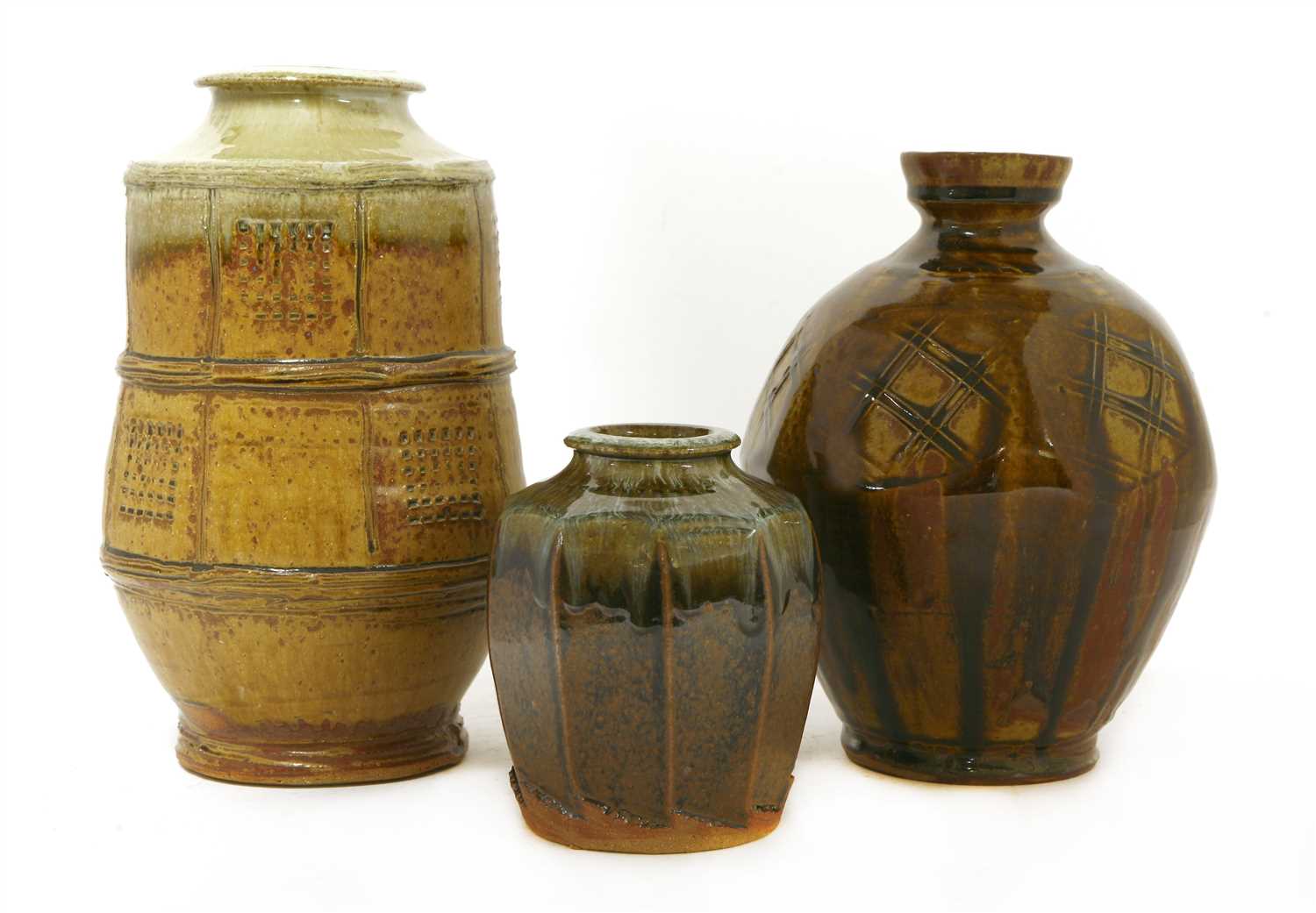 Lot 509 - A Mike Dodd studio pottery vase