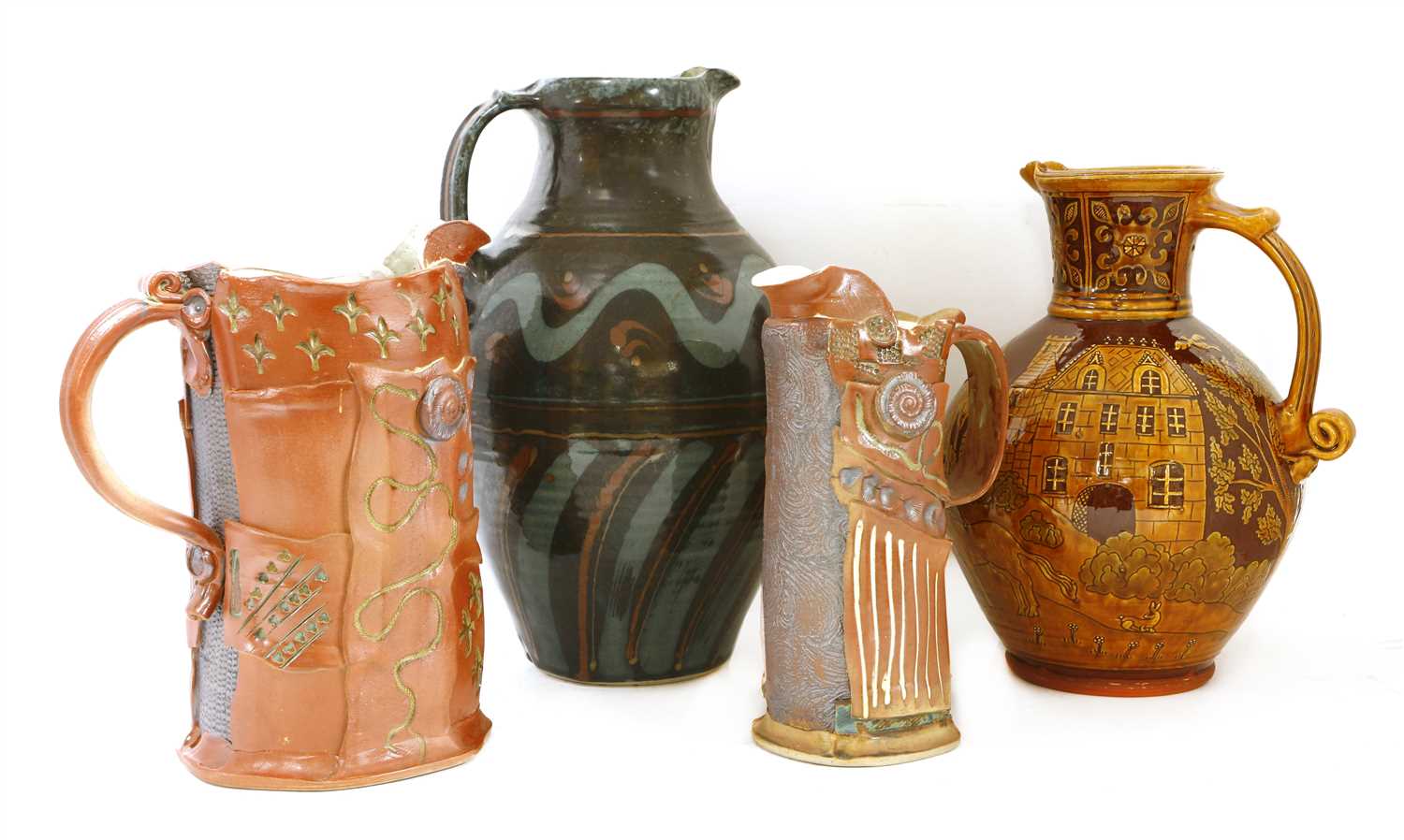 Lot 311 - A large David Melville studio pottery jug
